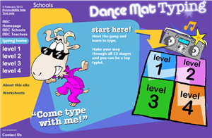 Dance Mat Typing 